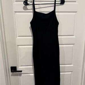 Wild Fable Classic Black Midi Dress